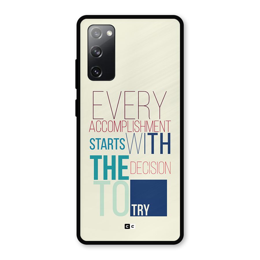Decision To Try Metal Back Case for Galaxy S20 FE 5G