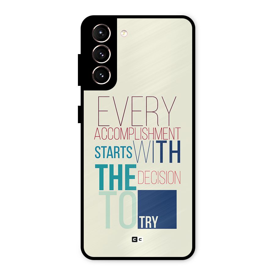 Decision To Try Metal Back Case for Galaxy S21 5G