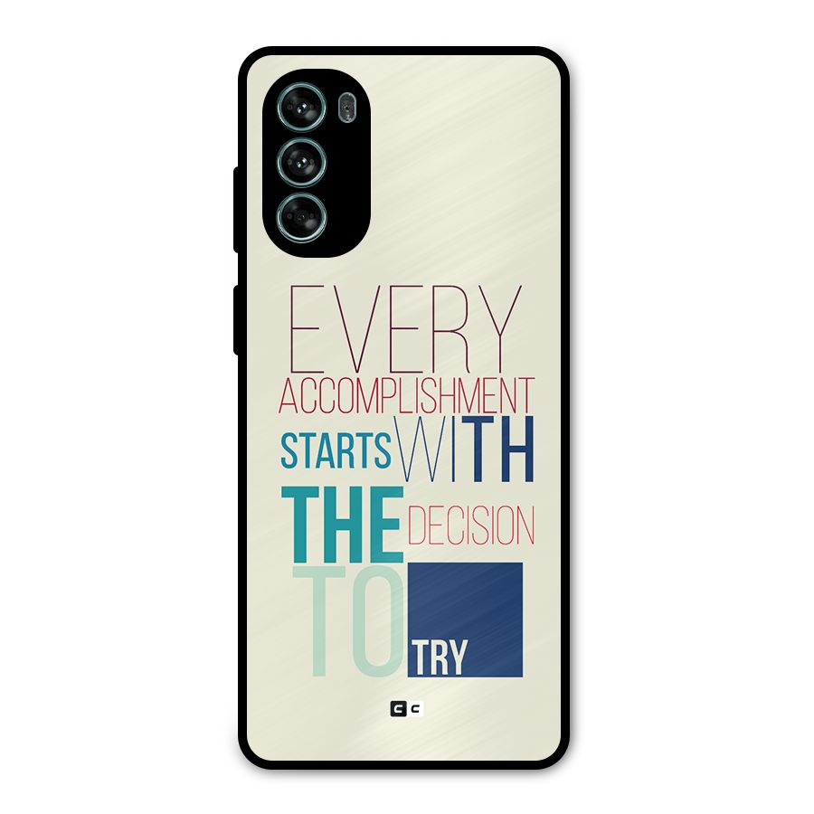 Decision To Try Metal Back Case for Moto G62