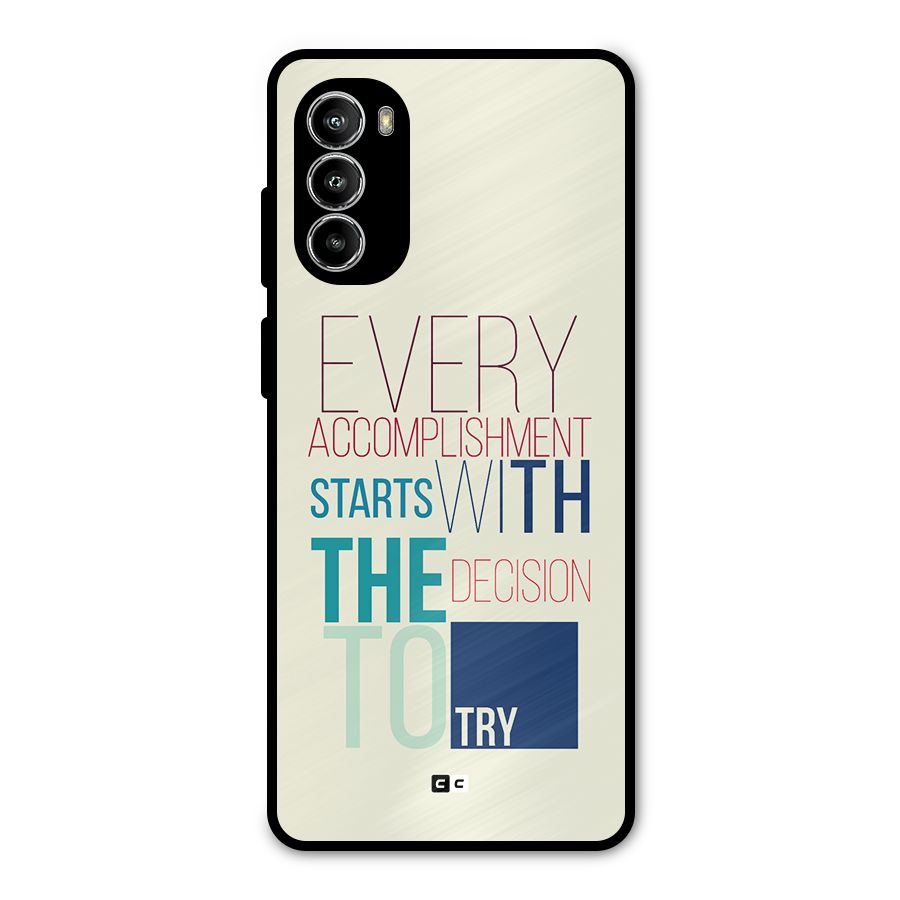 Decision To Try Metal Back Case for Moto G82