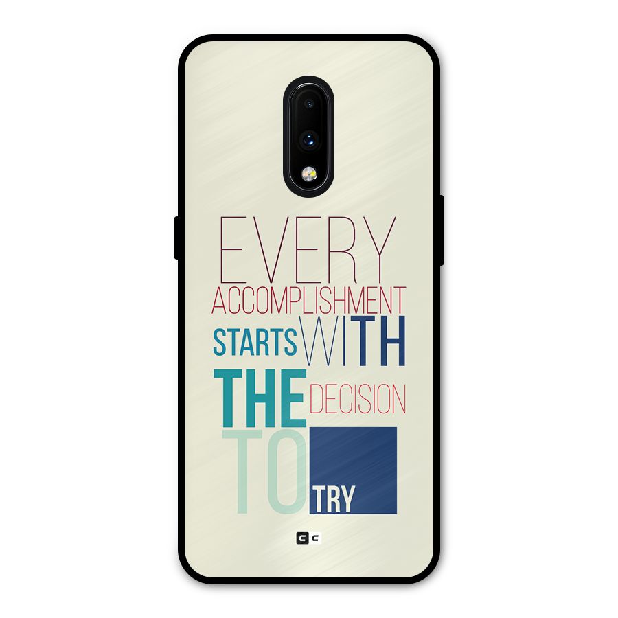 Decision To Try Metal Back Case for OnePlus 7