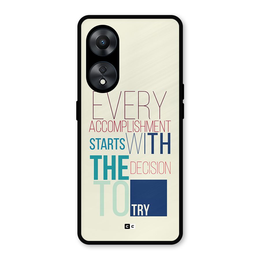 Decision To Try Metal Back Case for Oppo A78