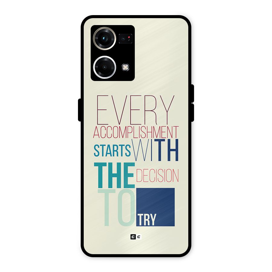 Decision To Try Metal Back Case for Oppo F21 Pro 4G