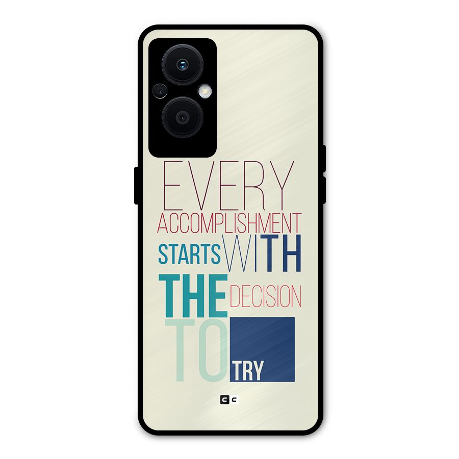Decision To Try Metal Back Case for Oppo F21 Pro 5G
