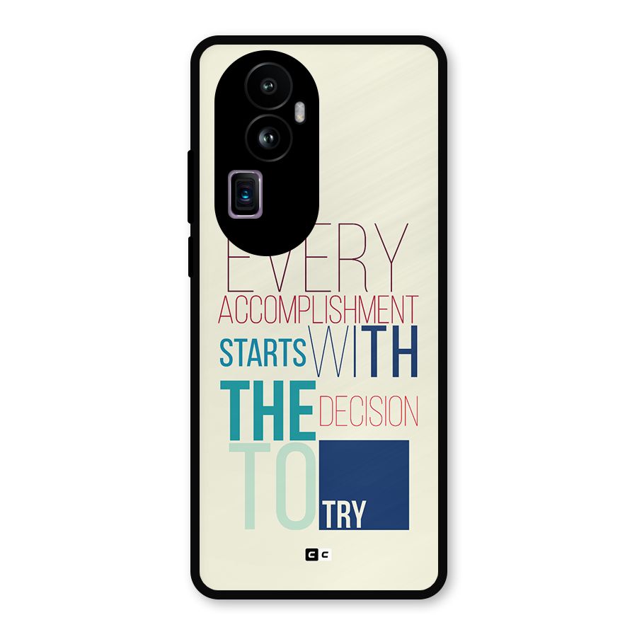 Decision To Try Metal Back Case for Oppo Reno10 Pro Plus
