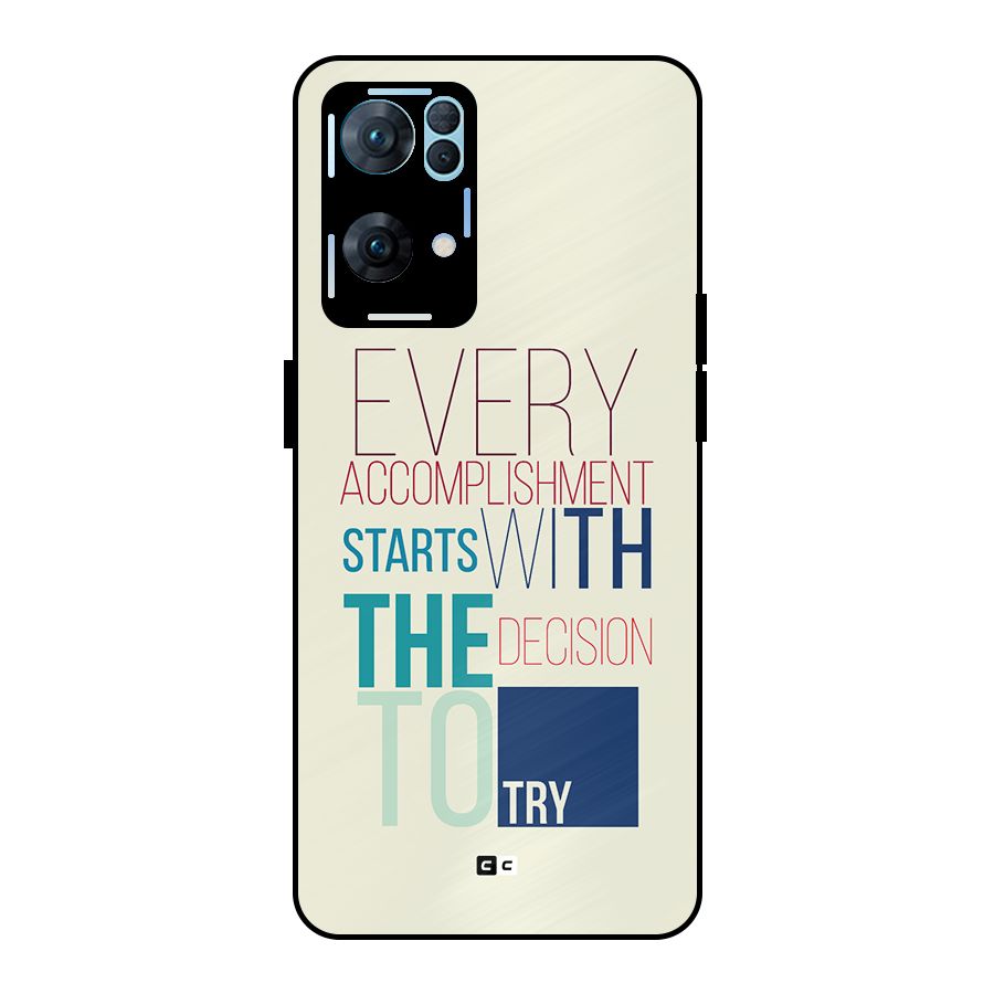 Decision To Try Metal Back Case for Oppo Reno7 Pro 5G