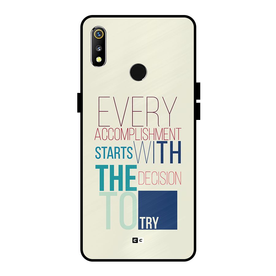 Decision To Try Metal Back Case for Realme 3i