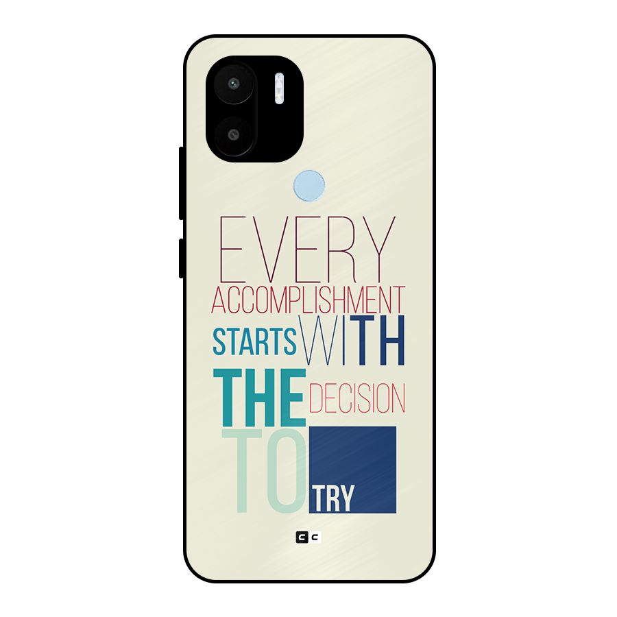Decision To Try Metal Back Case for Redmi A2 Plus