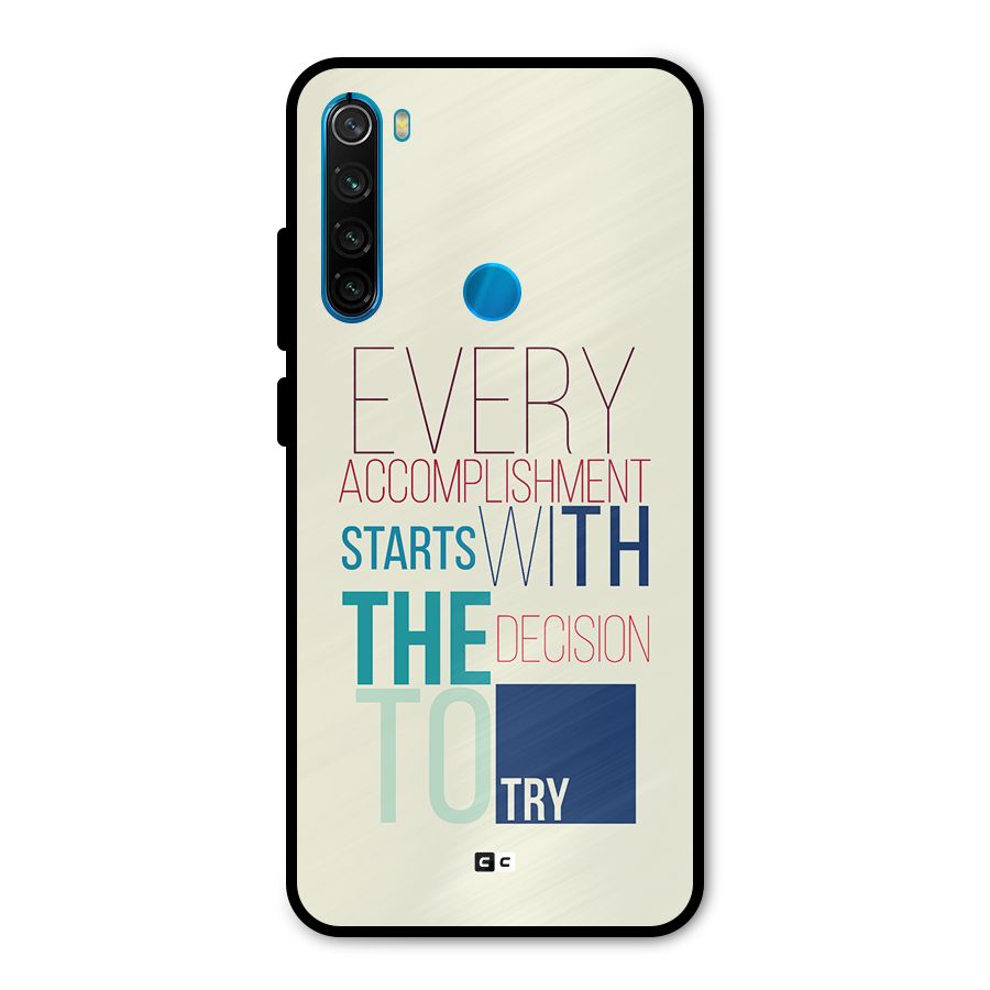 Decision To Try Metal Back Case for Redmi Note 8
