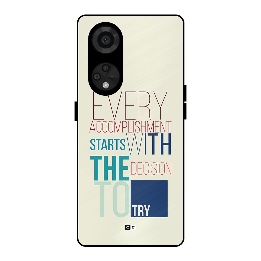 Decision To Try Metal Back Case for Reno8 T 5G