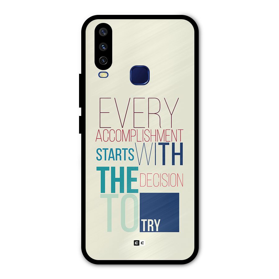 Decision To Try Metal Back Case for Vivo U10