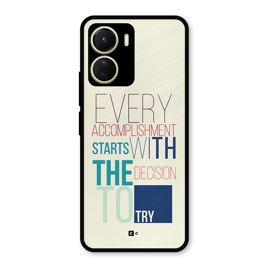 Decision To Try Metal Back Case for Vivo Y16