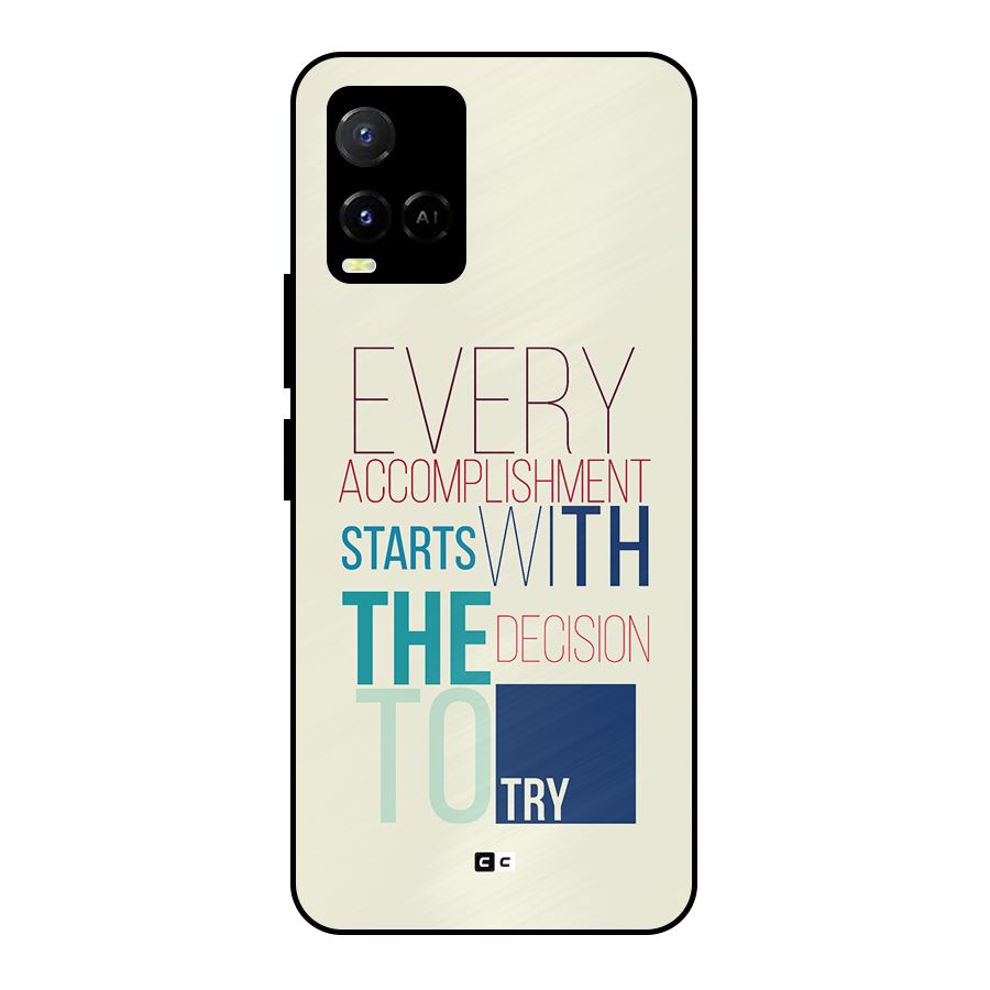Decision To Try Metal Back Case for Vivo Y21G