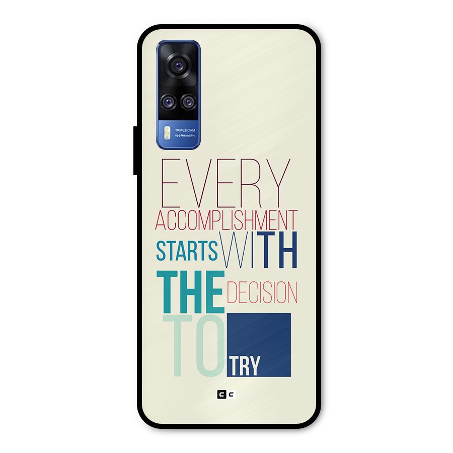 Decision To Try Metal Back Case for Vivo Y31