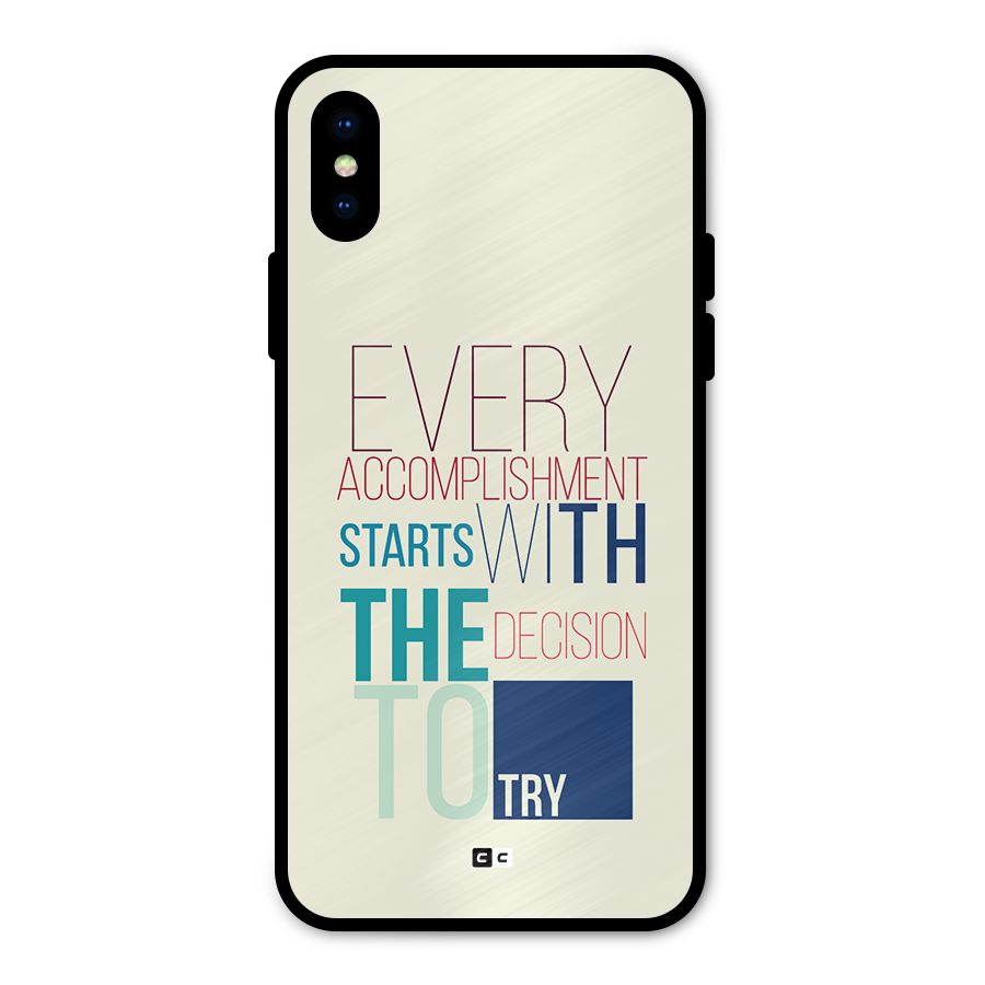 Decision To Try Metal Back Case for iPhone X