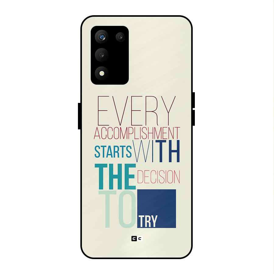 Decision To Try Metal Back Case for realme 9 5G SE