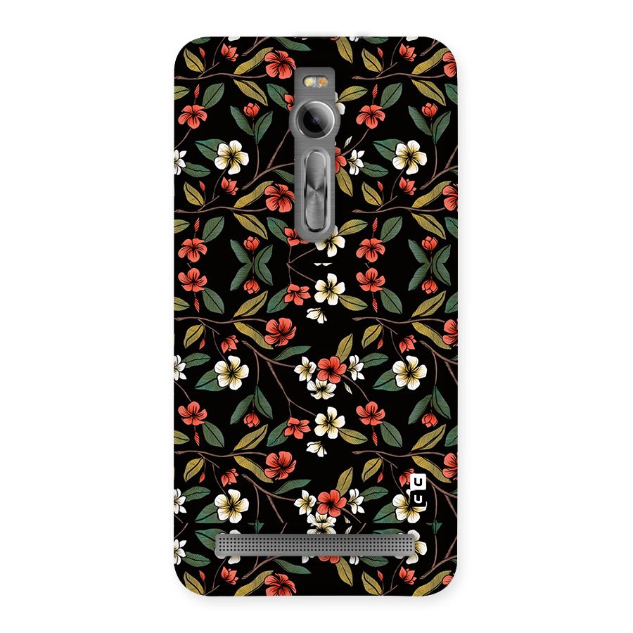 Decorative Florals Pattern Back Case for Asus Zenfone 2