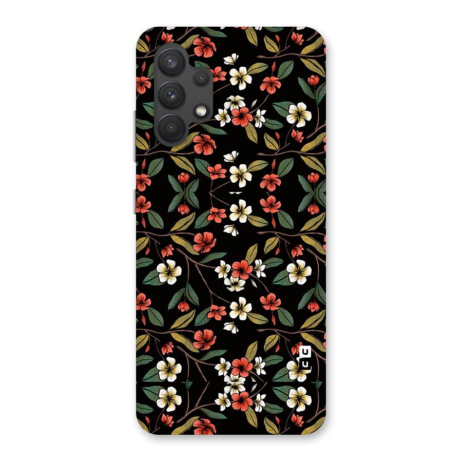 Decorative Florals Pattern Back Case for Galaxy A32