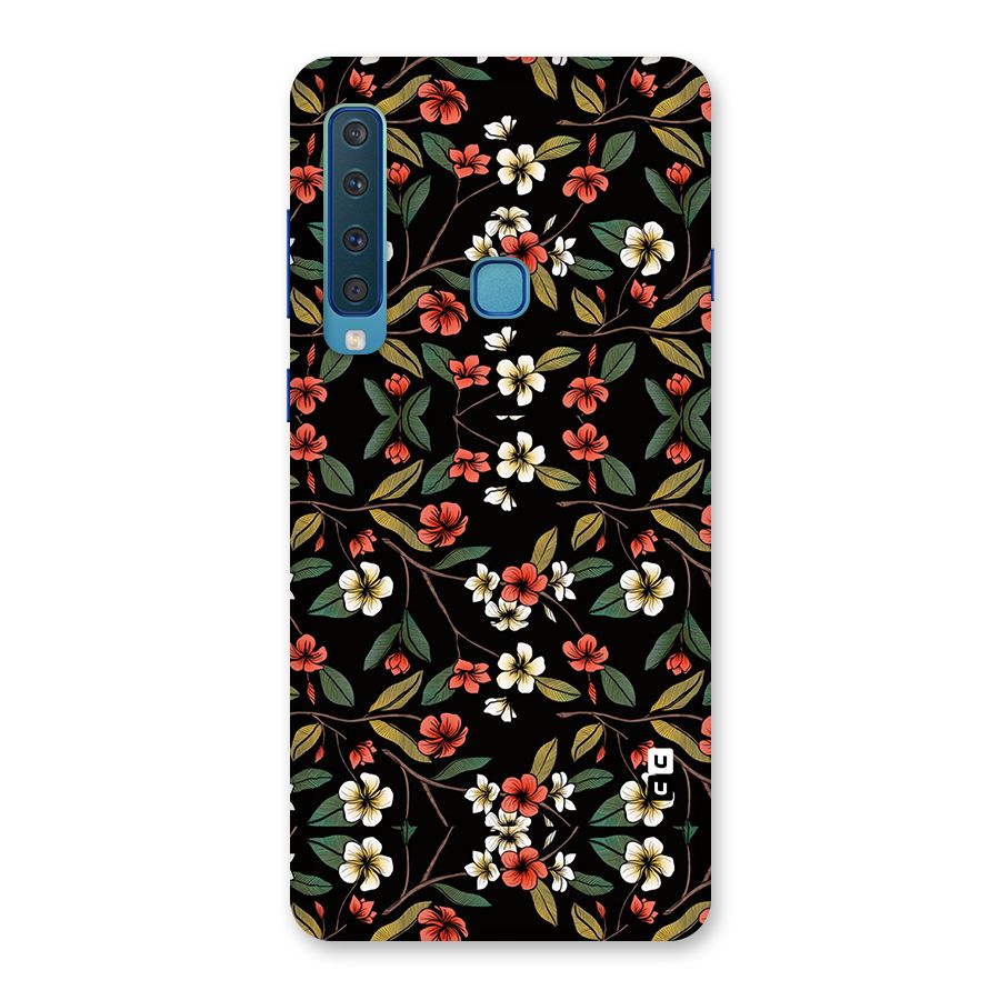 Decorative Florals Pattern Back Case for Galaxy A9 (2018)