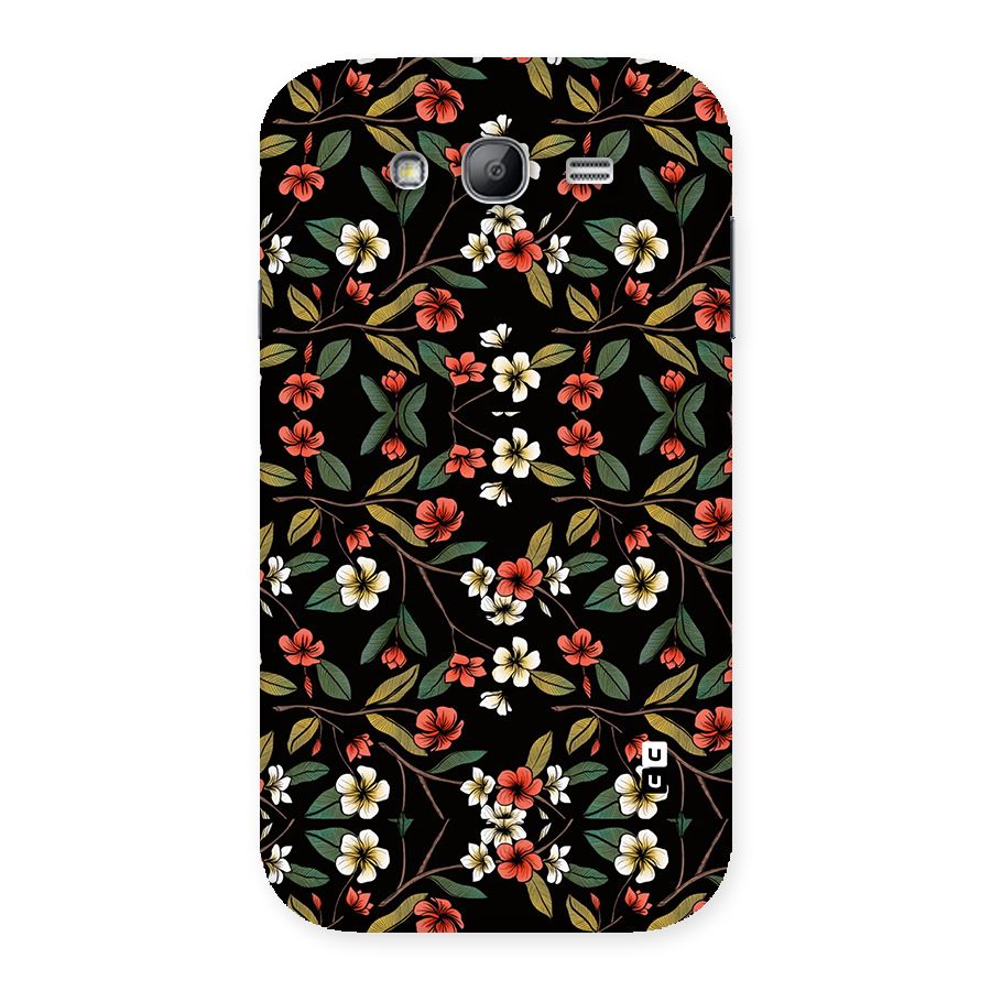 Decorative Florals Pattern Back Case for Galaxy Grand Neo