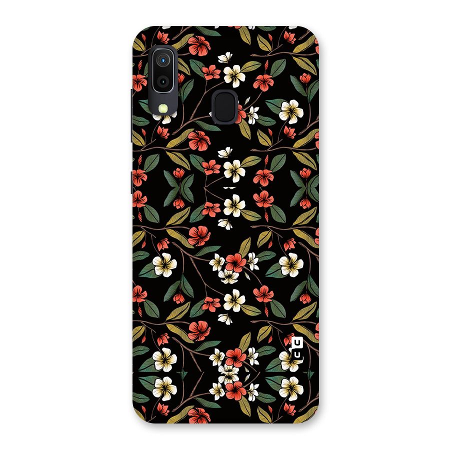 Decorative Florals Pattern Back Case for Galaxy M10s