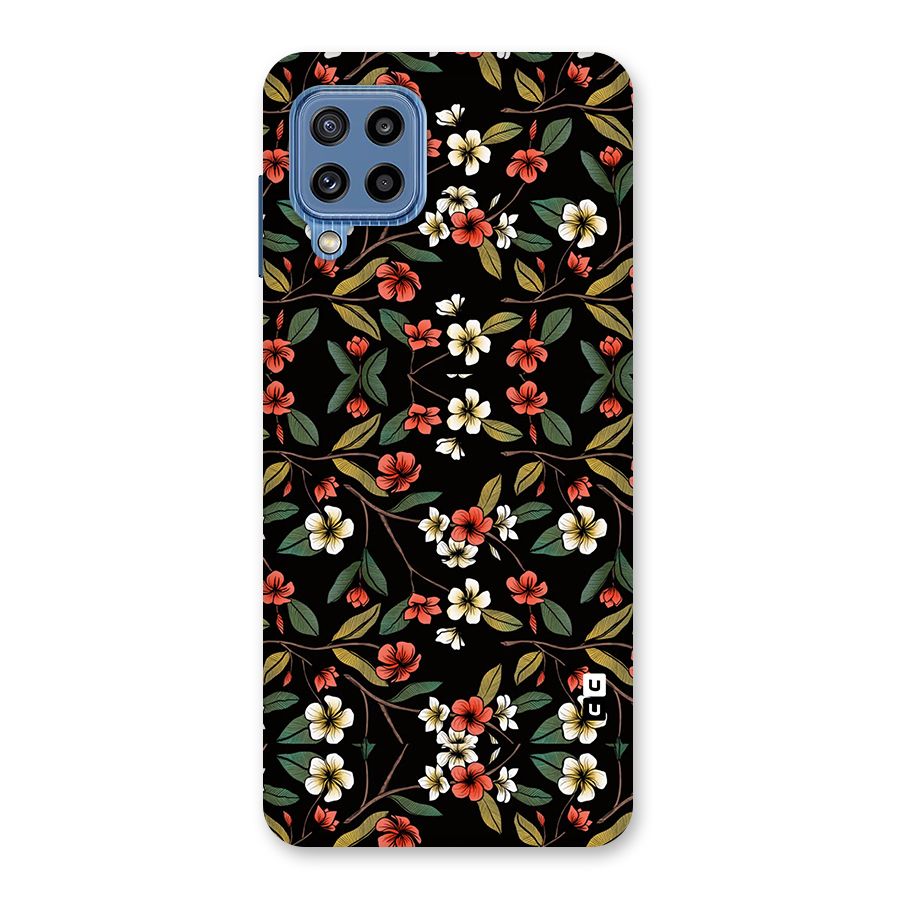 Decorative Florals Pattern Back Case for Galaxy M32