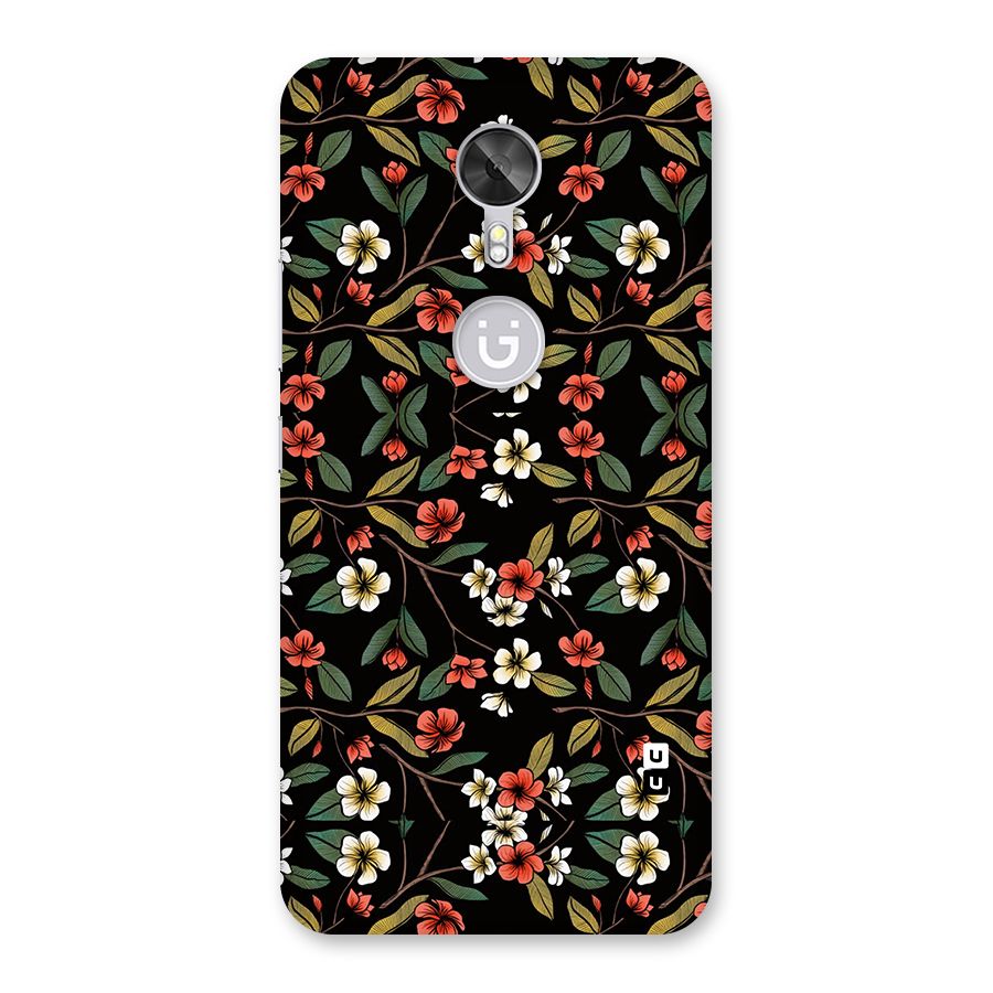 Decorative Florals Pattern Back Case for Gionee A1