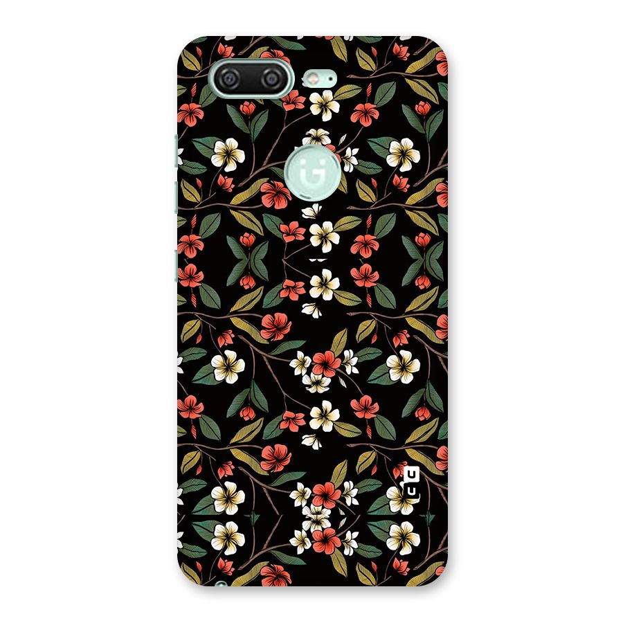Decorative Florals Pattern Back Case for Gionee S10