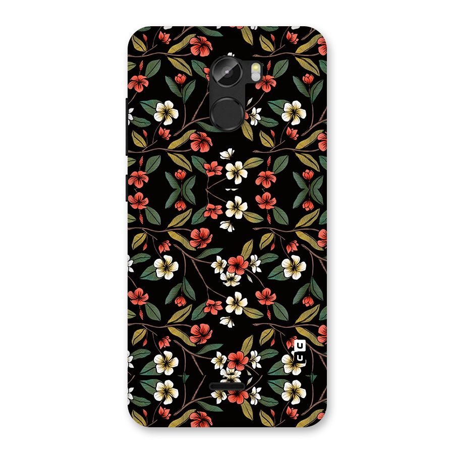 Decorative Florals Pattern Back Case for Gionee X1