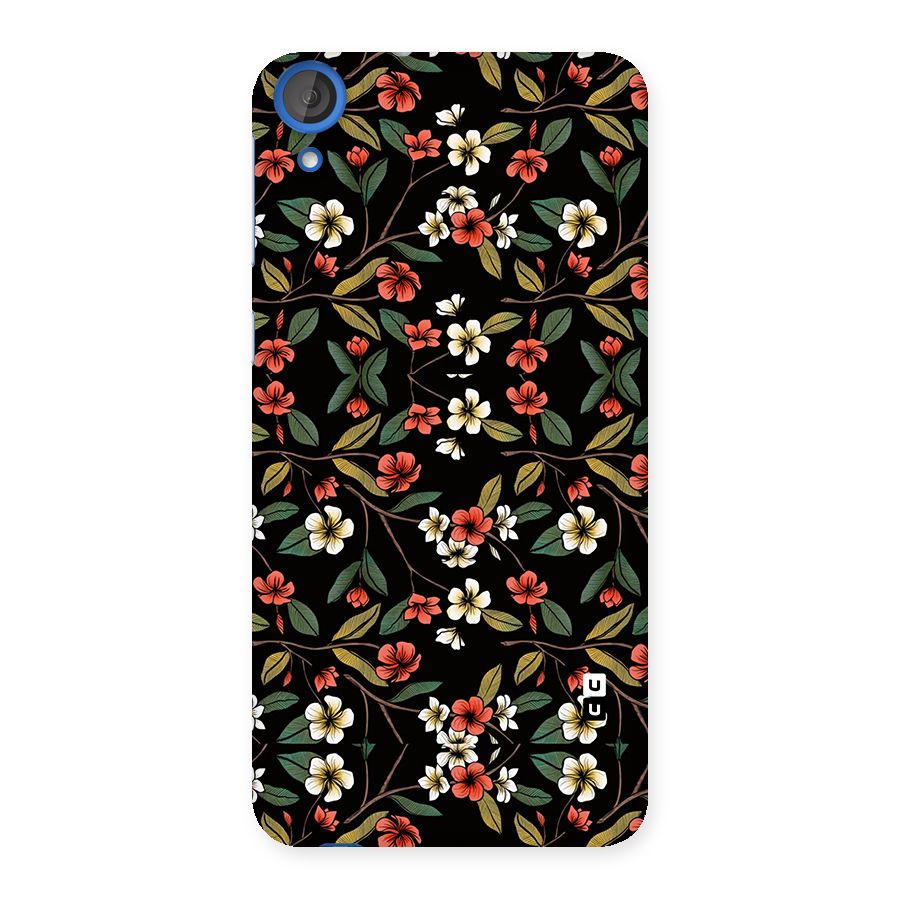 Decorative Florals Pattern Back Case for HTC Desire 820s
