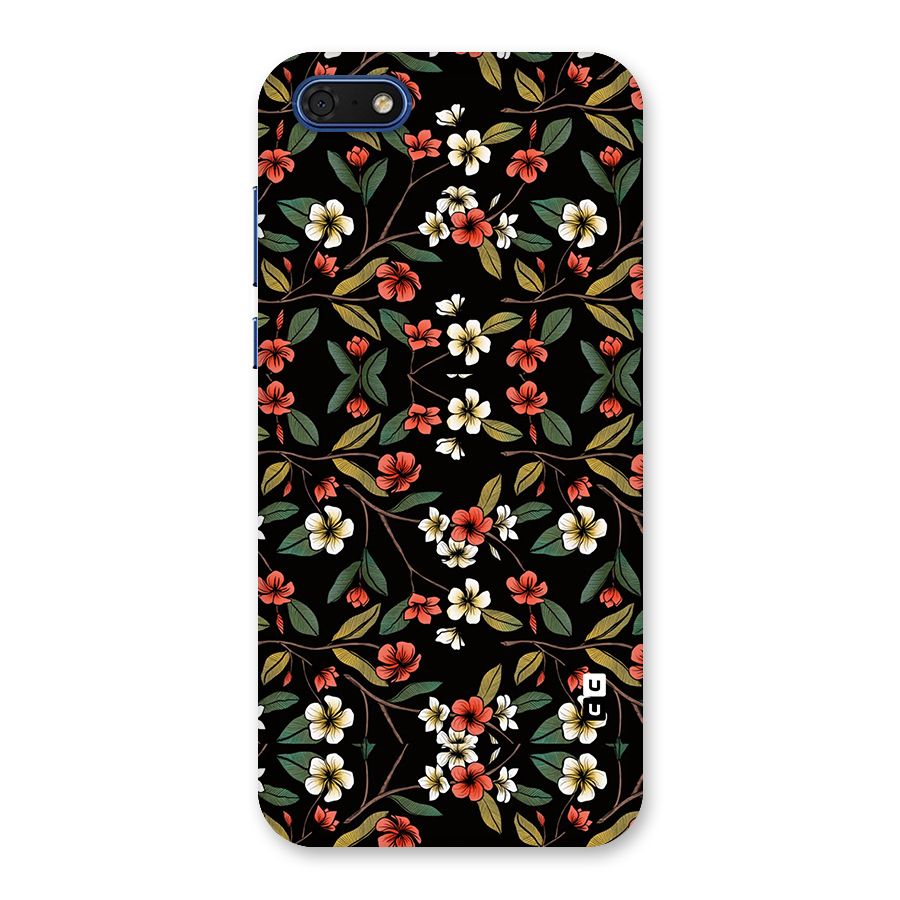 Decorative Florals Pattern Back Case for Honor 7s