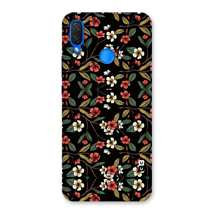 Decorative Florals Pattern Back Case for Huawei P Smart+