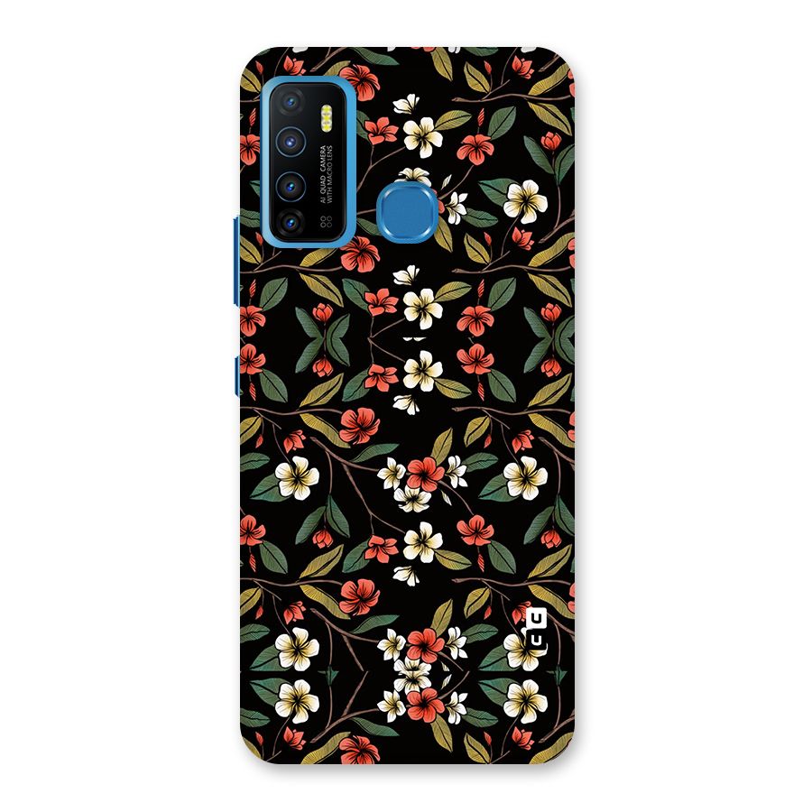 Decorative Florals Pattern Back Case for Infinix Hot 9