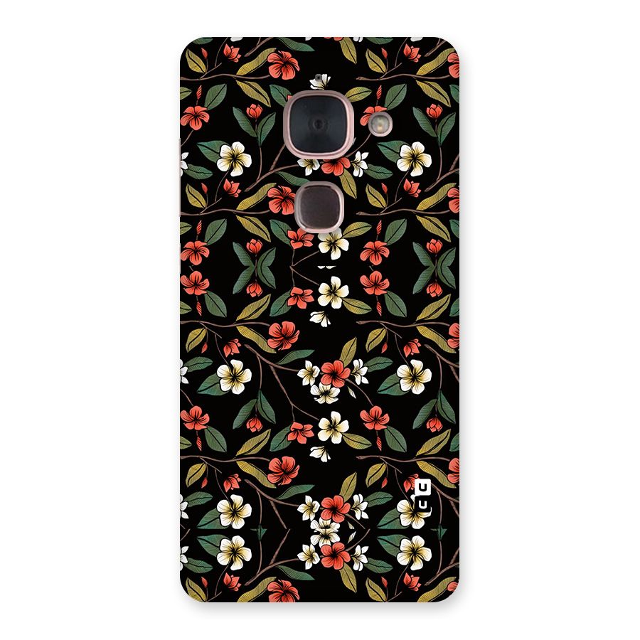 Decorative Florals Pattern Back Case for Le Max 2