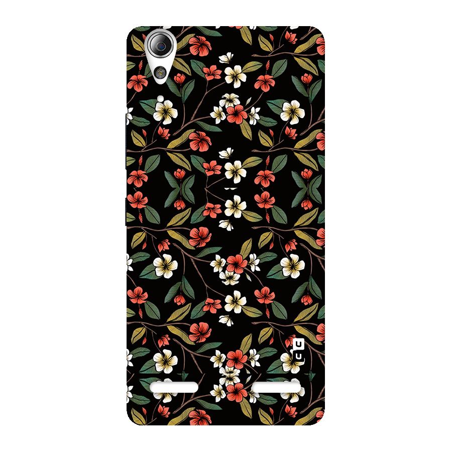 Decorative Florals Pattern Back Case for Lenovo A6000 Plus