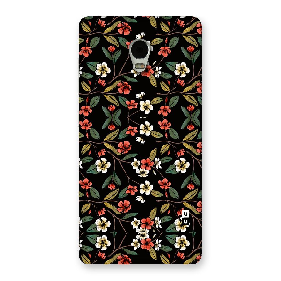 Decorative Florals Pattern Back Case for Lenovo Vibe P1