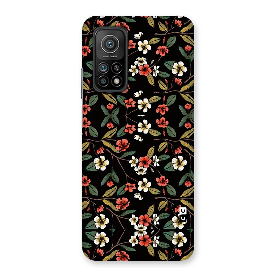 Decorative Florals Pattern Back Case for Mi 10T 5G