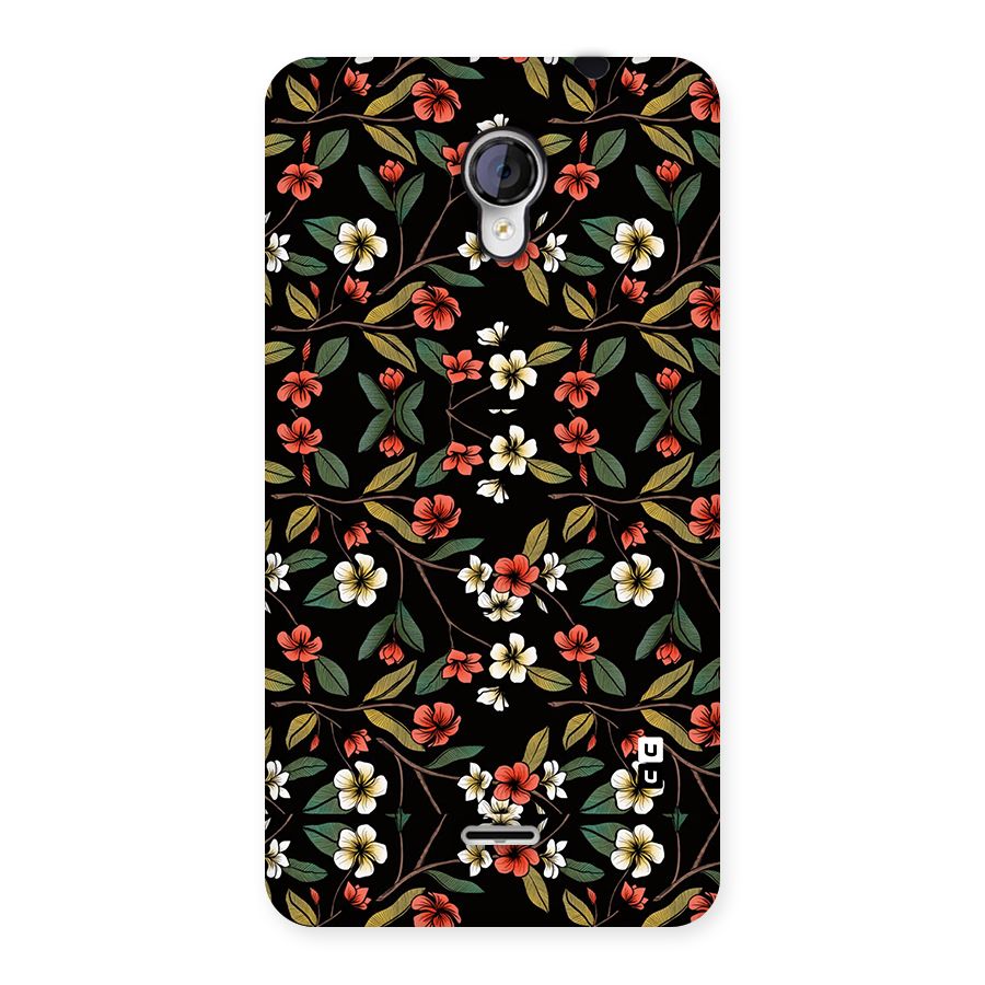 Decorative Florals Pattern Back Case for Micromax Unite 2 A106