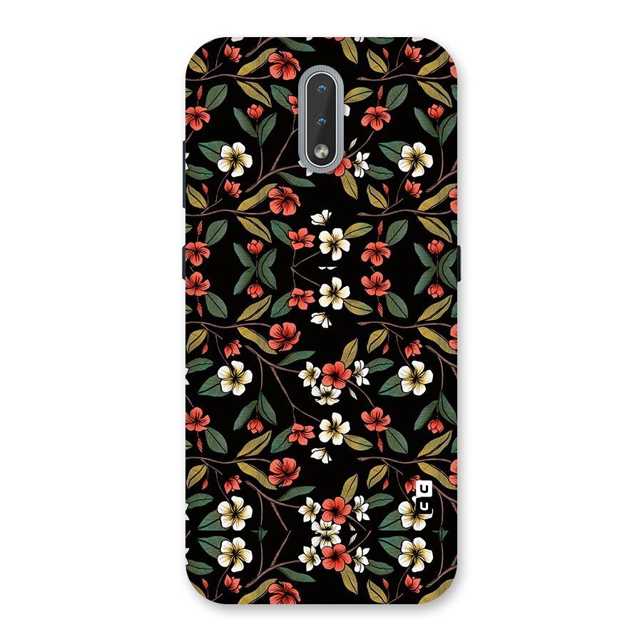 Decorative Florals Pattern Back Case for Nokia 2.3