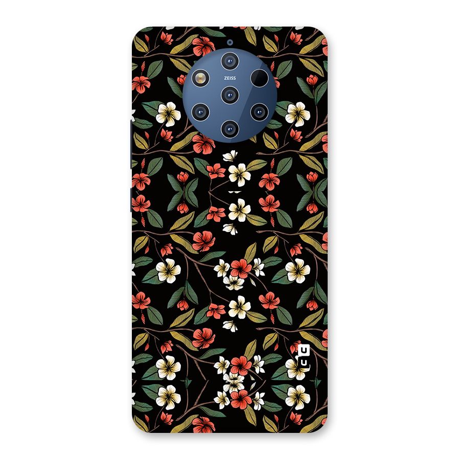 Decorative Florals Pattern Back Case for Nokia 9 PureView