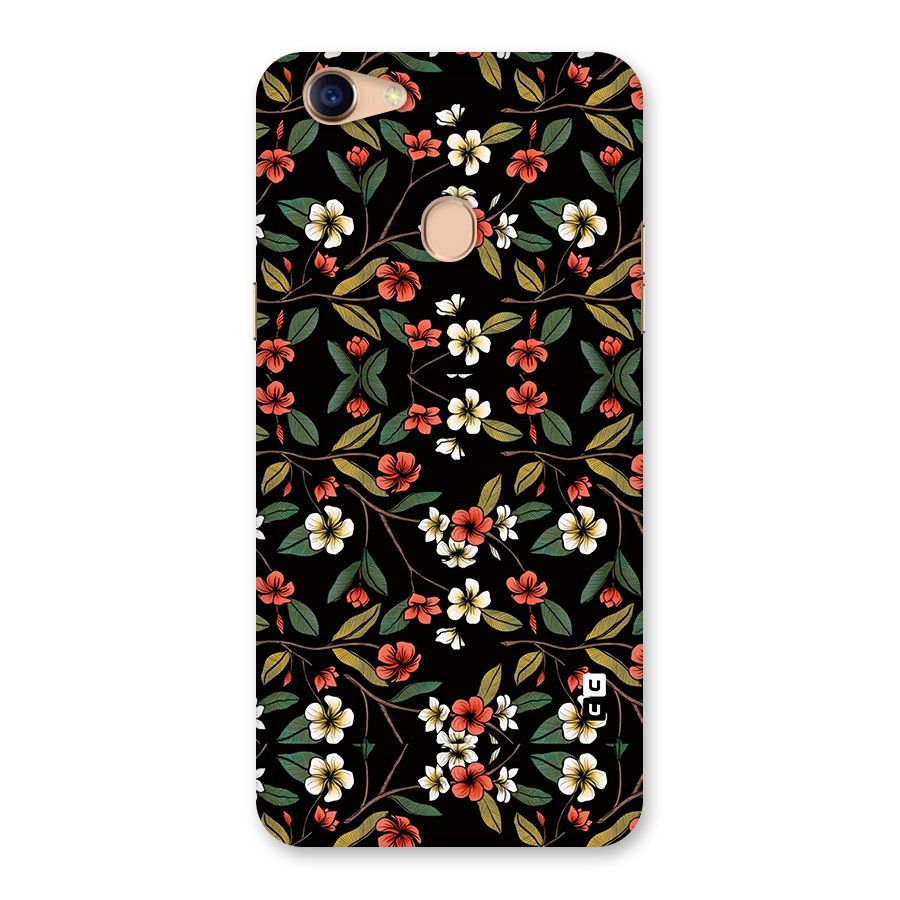 Decorative Florals Pattern Back Case for Oppo F5 Youth
