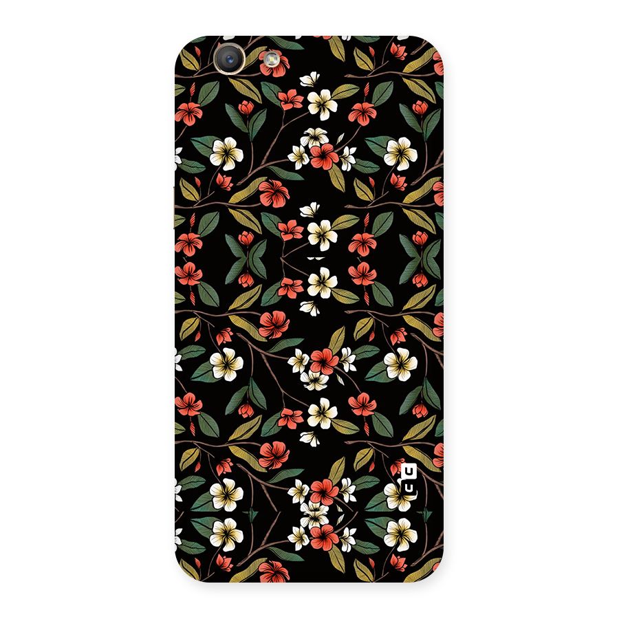 Decorative Florals Pattern Back Case for Oppo A59
