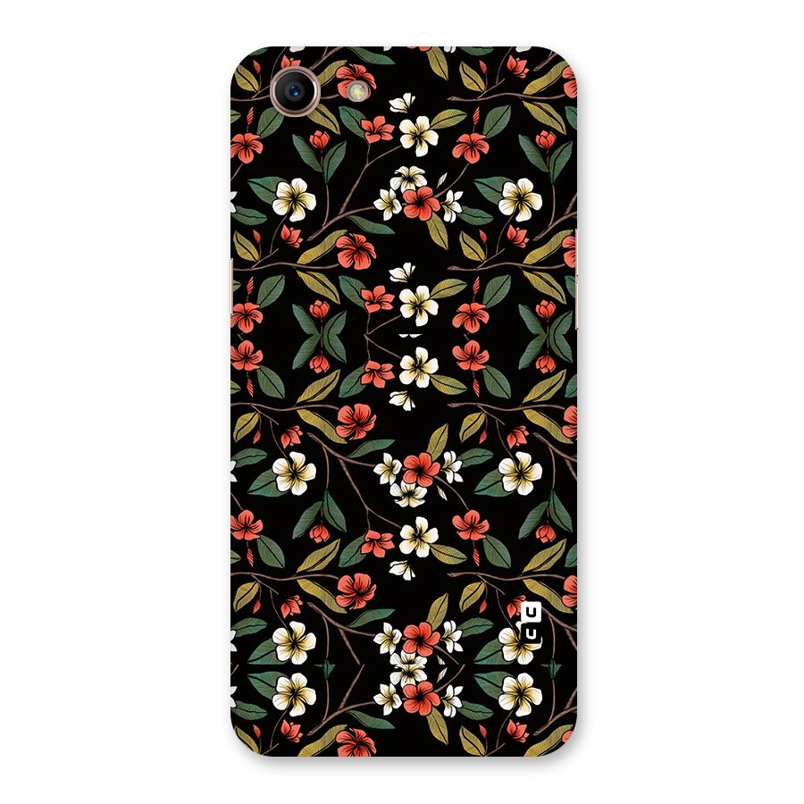 Decorative Florals Pattern Back Case for Oppo A83 (2018)