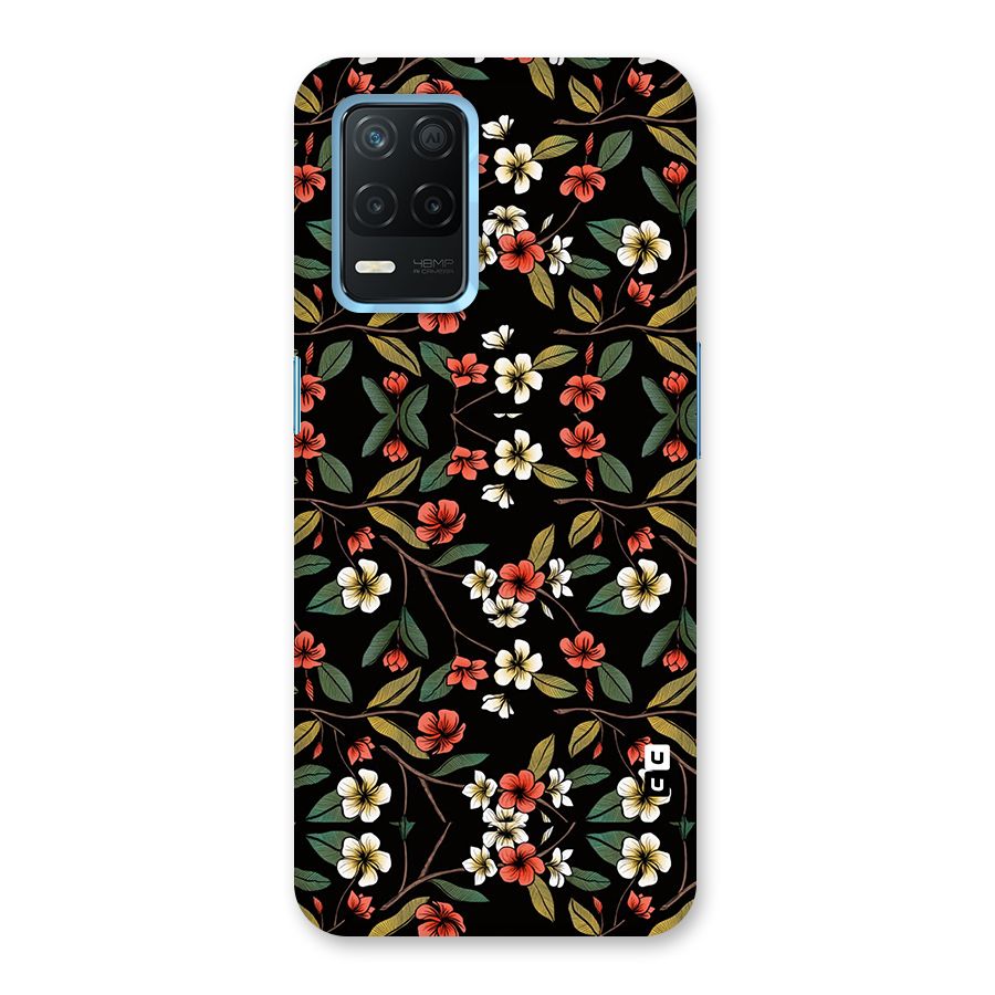 Decorative Florals Pattern Back Case for Realme 8 5G
