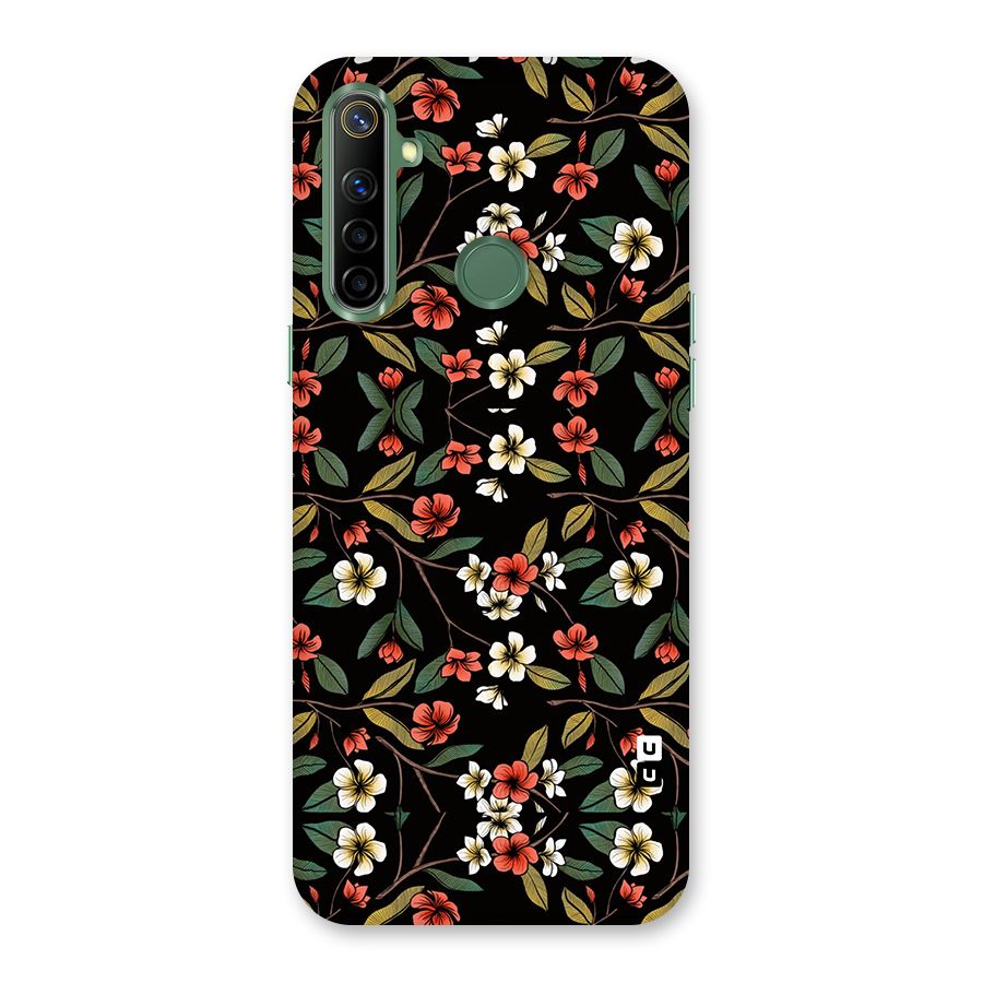 Decorative Florals Pattern Back Case for Realme Narzo 10