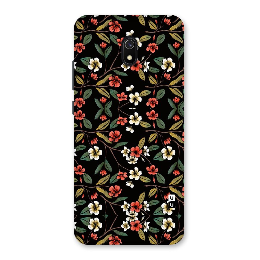 Decorative Florals Pattern Back Case for Redmi 8A