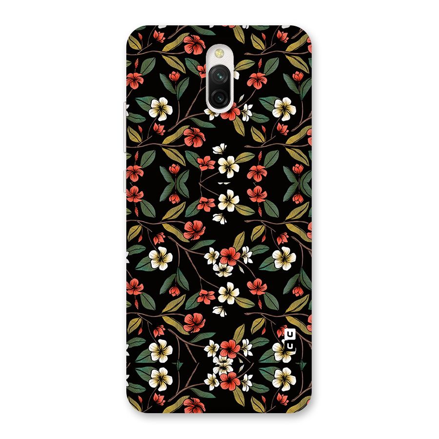 Decorative Florals Pattern Back Case for Redmi 8A Dual
