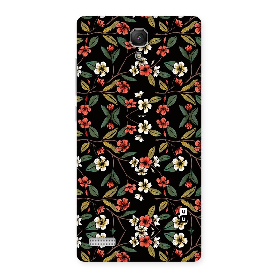 Decorative Florals Pattern Back Case for Redmi Note Prime