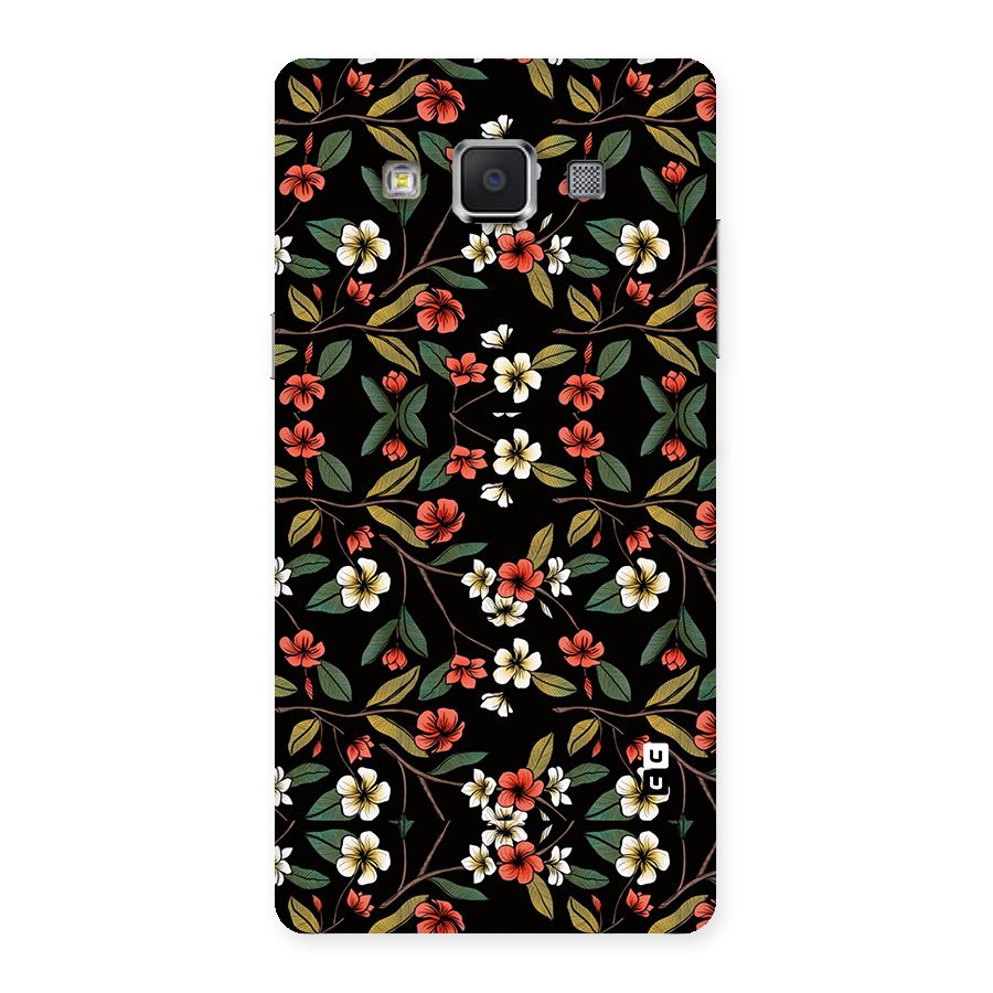 Decorative Florals Pattern Back Case for Samsung Galaxy A5