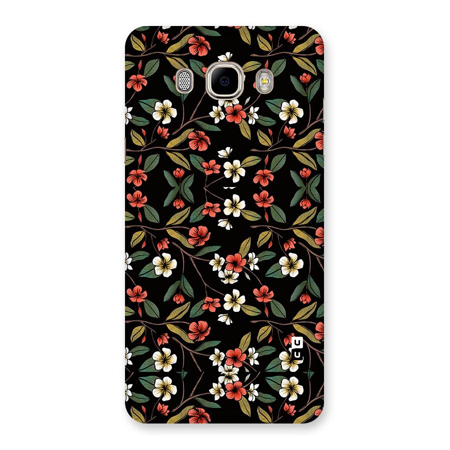 Decorative Florals Pattern Back Case for Samsung Galaxy J7 2016